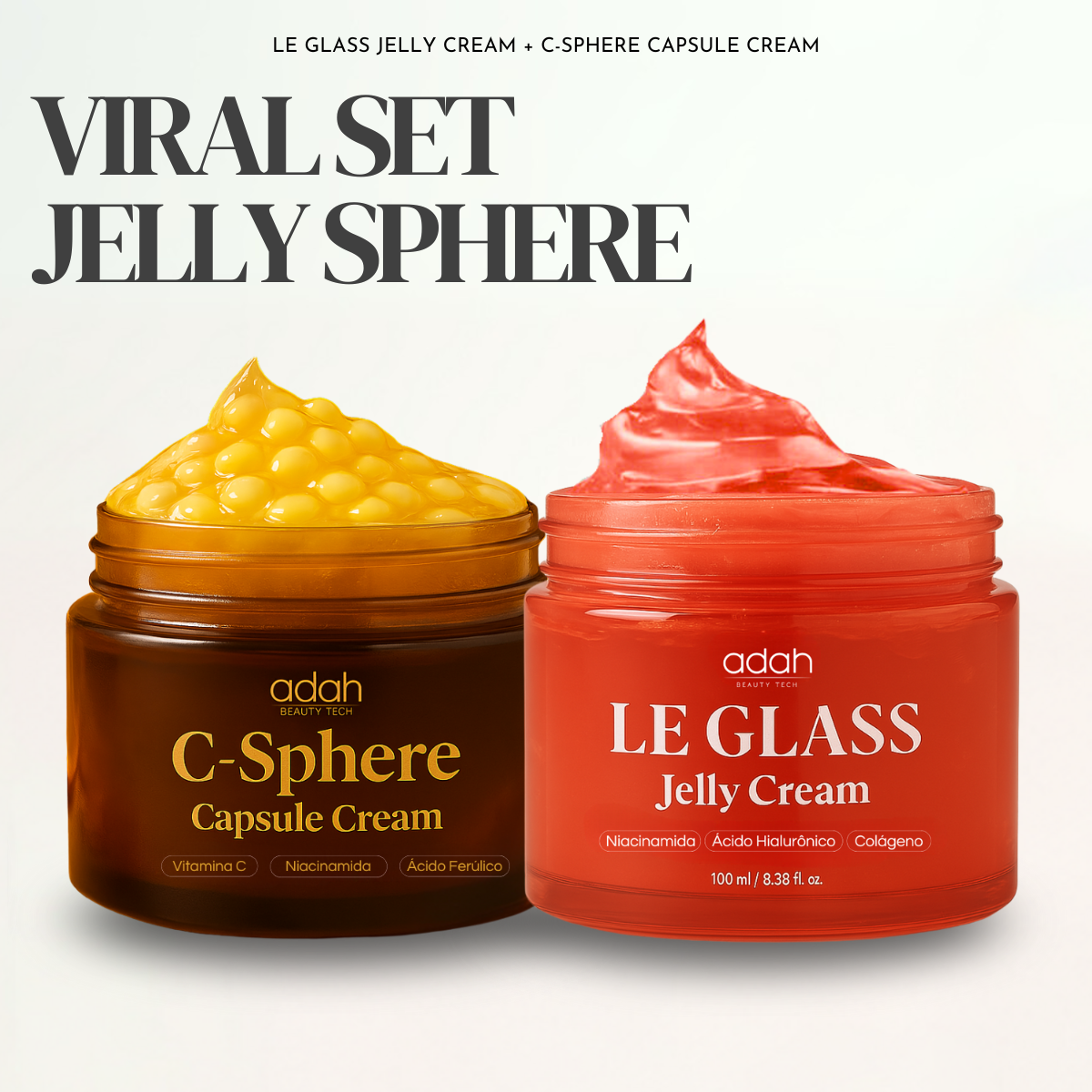 Viral Set Jelly Sphere • Dark Spot Correcting + Glass Skin Effect